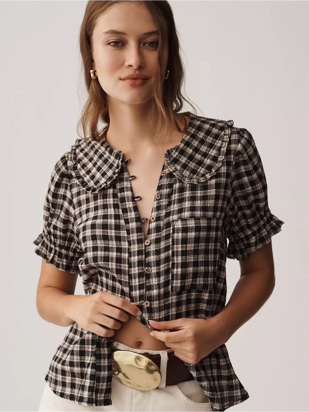Pilcro Keira blouse Anthropologie